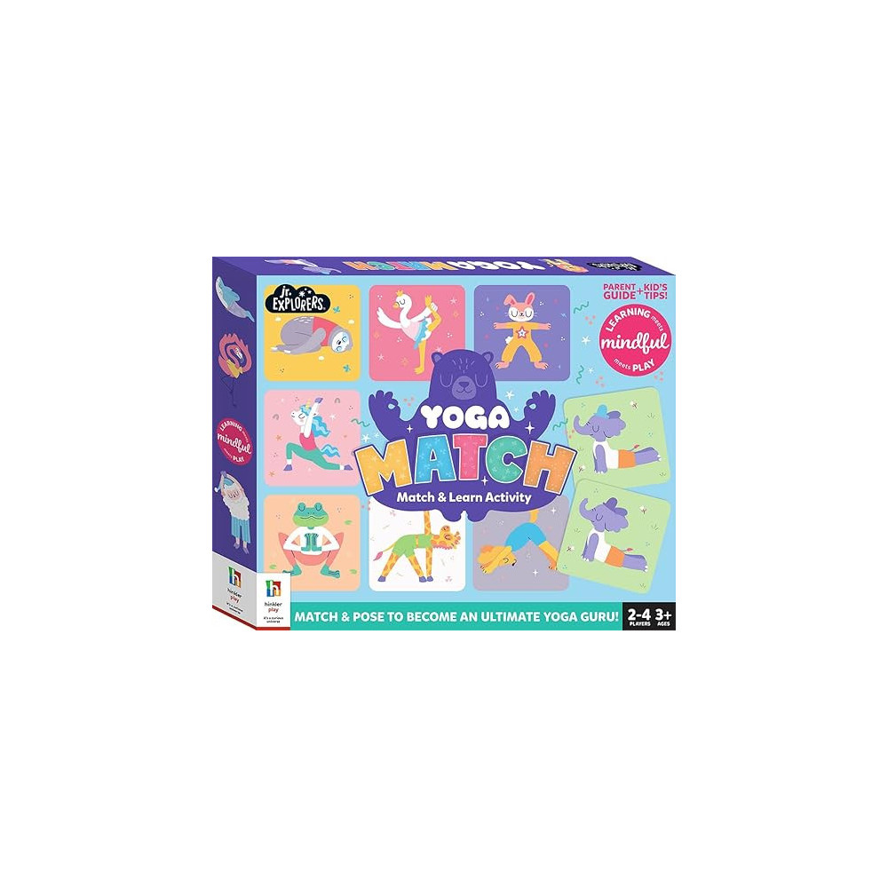 Hinkler Junior Explorers Mindful Play Yoga Match And Learn Activity