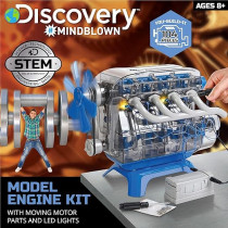 Discovery Mindblown Stem Model Engine Kit For Kids 8 Years And Above