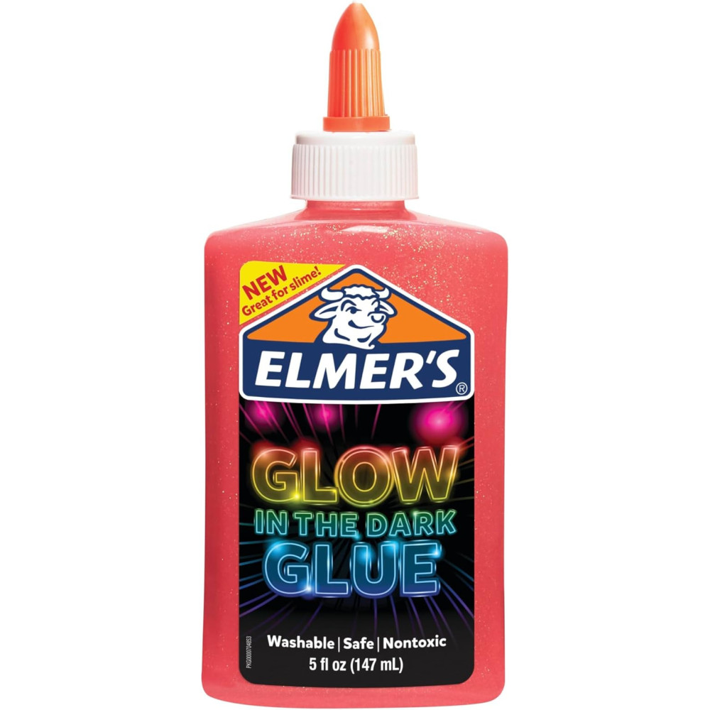Elmers Non Toxic Washable Safe Glow In The Dark Glue , 236.5ml