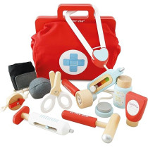 Le Toy Van Kids Wooden Educational Pretend Play Doctors Medical Set Kit