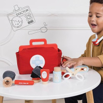 Le Toy Van Kids Wooden Educational Pretend Play Doctors Medical Set Kit