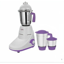 Kenstar Mixer Grinder With Powerplus Hybrid Motor And 3 Multi Function Stainless Steel Jars 750W, Purple/White