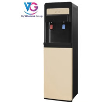 VG Bottom Loading Water Dispenser With Hot And Cold And Compressor Cooling, Cabinet For Storage , Floor Standing (Rose Gold/Black)