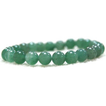 Mikhail Green Aventurine Gemstone Stretch Bracelet, 7 Inch