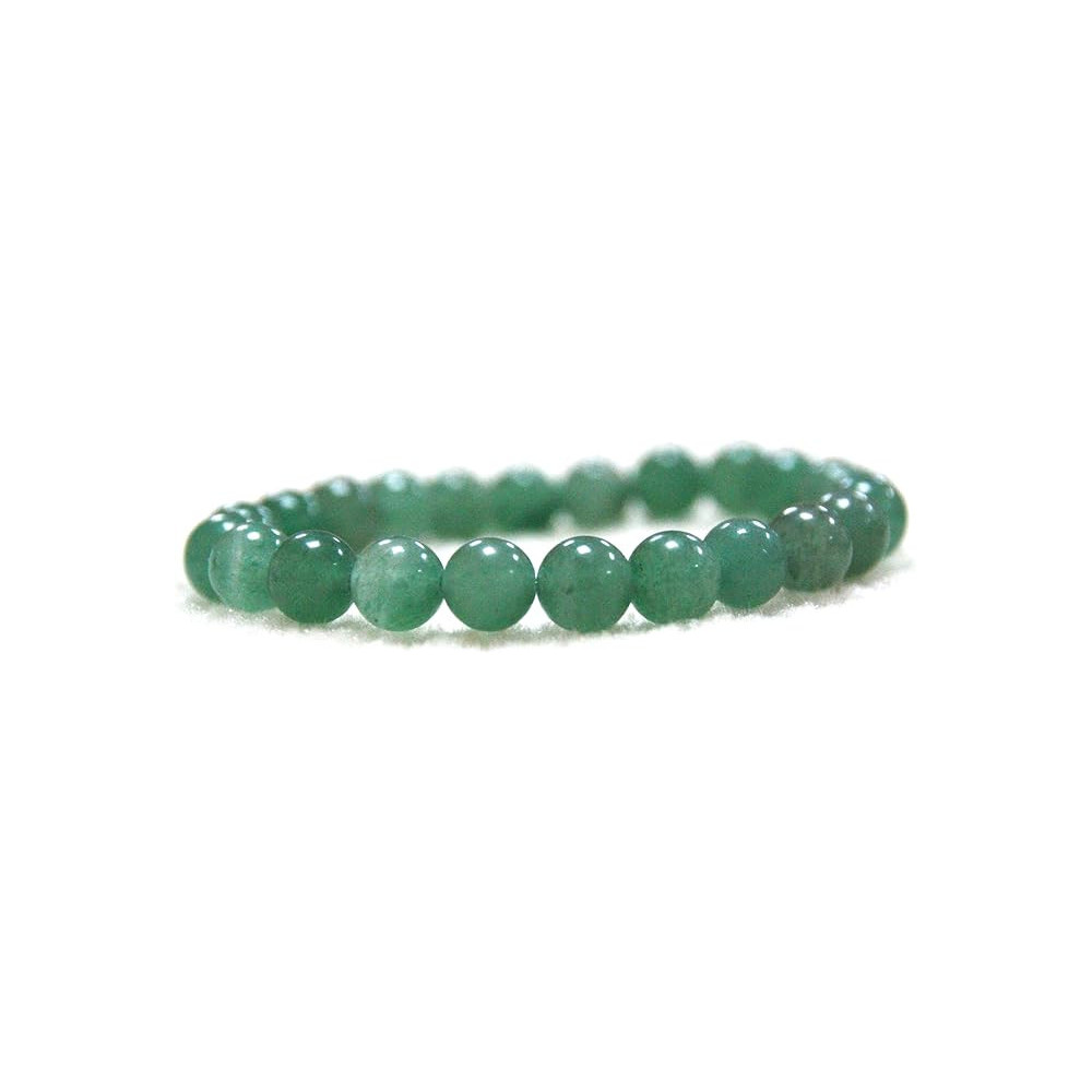 Mikhail Green Aventurine Gemstone Stretch Bracelet, 7 Inch