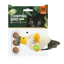 Fofos Sound Chip Eagle With Catnip Balls Toy For Cats