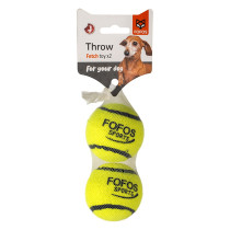 Fofos Throw Sports Fetch Ball For Dogs, Pack Of 2