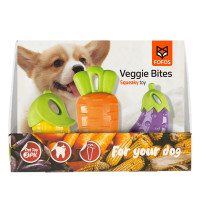 Fofos Veggi Chew Squeaky Toy Set For Dogs, Small/Medium