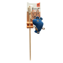 Fofos Beaver Cat Wand Toy For Cat, Blue Colour