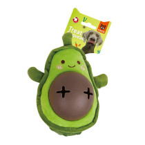 Fofos Cute Avocado Treat Dispensing Toy For Dog, Green/Brown