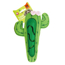 Fofos Cute Cactus Treat Dispensing Toy For Dog, Green