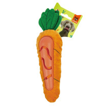 Fofos Cute Carrot Treat Dispensing Toy For Dog, Orange