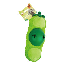 Fofos Cute Green Bean Treat Dispensing Toy For Dog, Green
