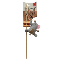 Fofos Elephant Cat Wand Toy For Cat, Grey Colour