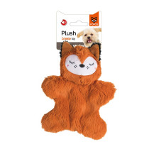 Fofos Glove Plush Crinkle Fox Toy For Dogs, Orange Colour