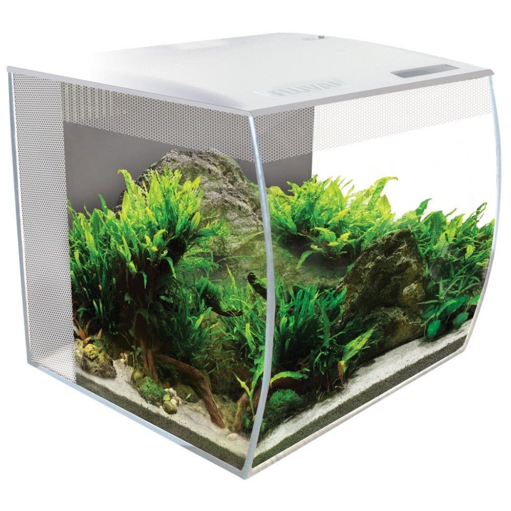 Fluval Flex Aquarium Tank, White, 34L