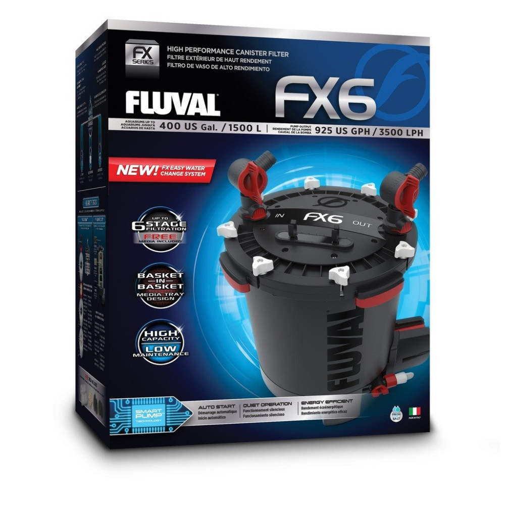 Fluval Fx6 High Performance Canister Filter For Aquarium