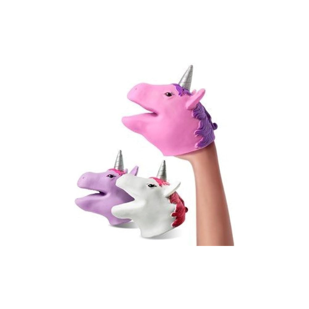 Play Visions Unicorn Hand Puppet Toy, Flexible Fantasy Hand Puppet