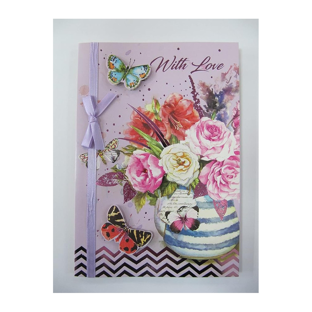 Cherry Orchard Juicy Lemon Floral Flowers Birthday Card Pack Of 50 Cards