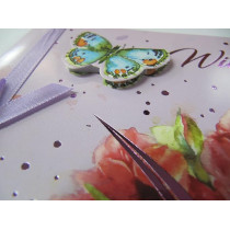Cherry Orchard Juicy Lemon Floral Flowers Birthday Card Pack Of 50 Cards
