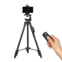 Yunteng VCT5208 Portable Tripod Stand With Remote Shutter Black