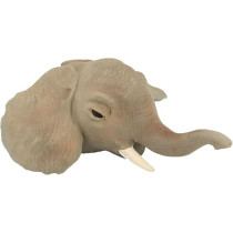 Keycraft Creative Flexible Plastic Rubber Elephant Hand Puppet For Kids 3 Years And Above, Red