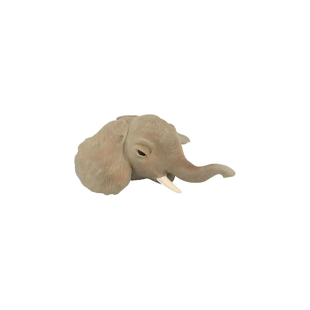 Keycraft Creative Flexible Plastic Rubber Elephant Hand Puppet For Kids 3 Years And Above, Red