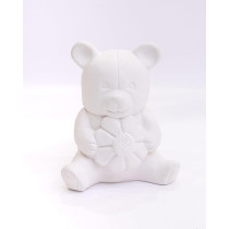 Generic Daisy Bear Statue Kids Figurine For Acrylic Painting, Arts And Crafts Kit