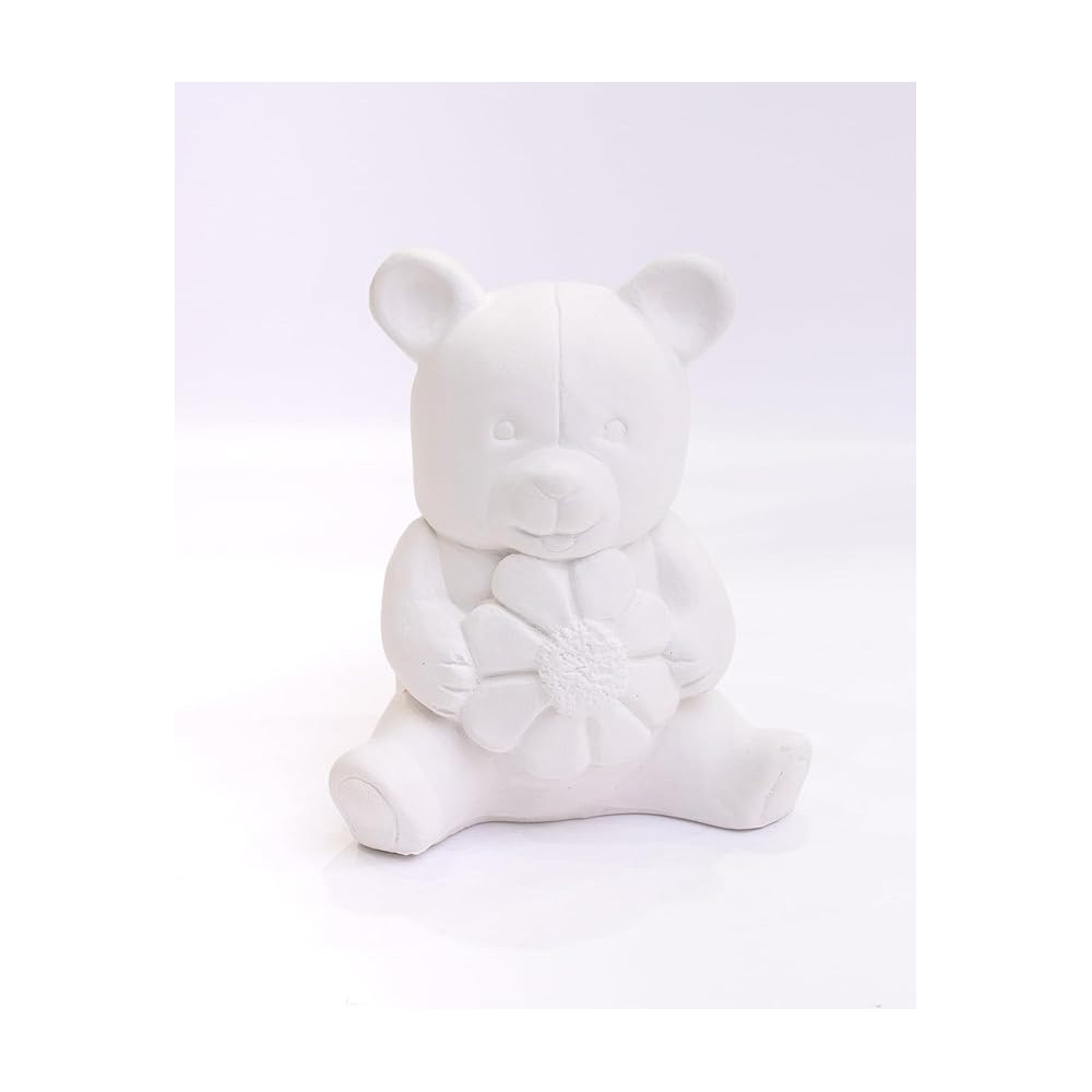 Generic Daisy Bear Statue Kids Figurine For Acrylic Painting, Arts And Crafts Kit