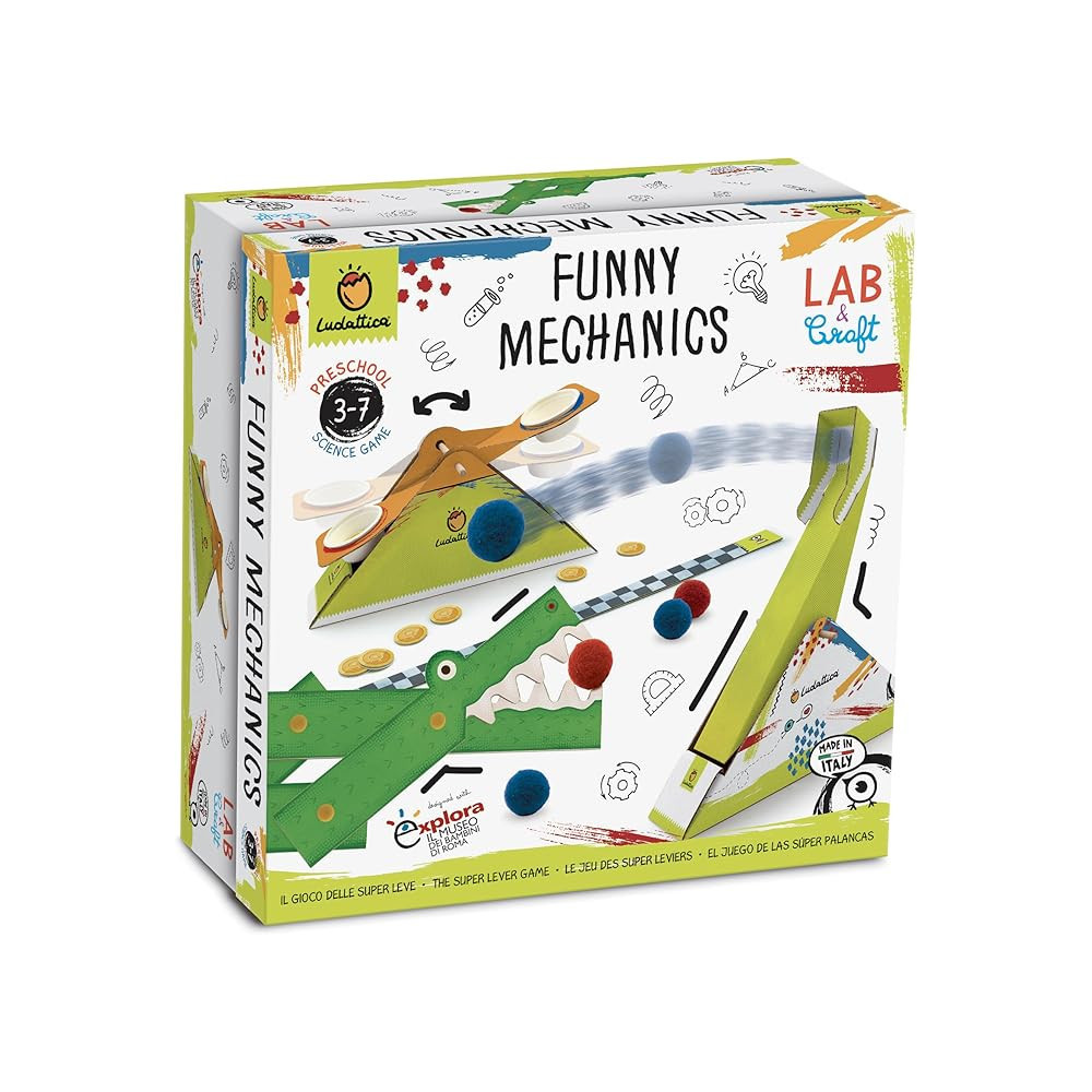 Ludattica Lab And Craft Funny Mechanics Kids fun, Learning And Educational Kit
