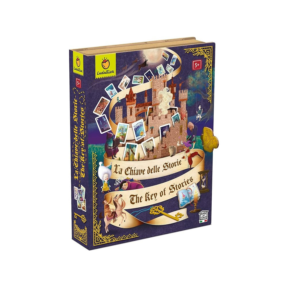 Ludattica The Key of Stories, Interactive Storytelling Adventure Game, Family Entertainment