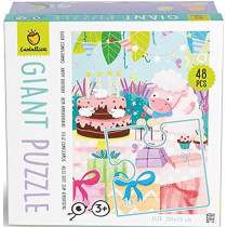 Ludattica Giant Puzzle Birthday Celebration Theme, 48 Pcs Jigsaw Fun