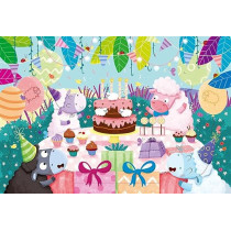 Ludattica Giant Puzzle Birthday Celebration Theme, 48 Pcs Jigsaw Fun