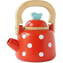 Le Toy Van Honeybake Wooden Dotty Kettle, Kids Role Play Toy Kitchen Accessories