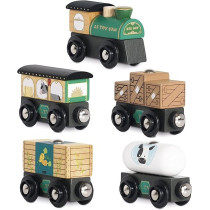 Le Toy Van Childrens Royal Express Passenger, Classic Wooden Set for Toddlers Ethically Made For Kids 3 Years And Above, Green