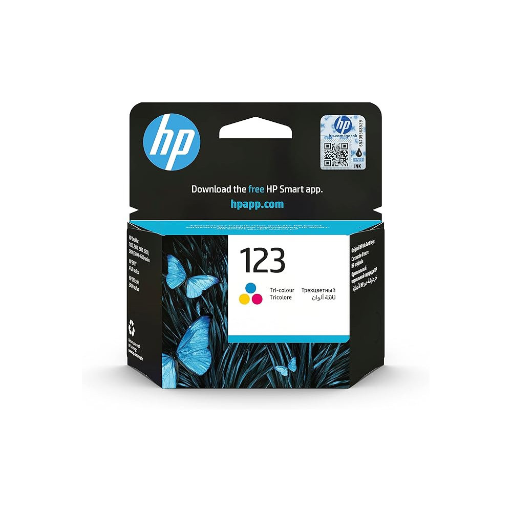 HP 123 Tri-Color Original Ink Cartridge