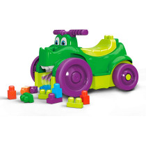 Mega Bloks First Builders Ride 'n Chomp Croc with Big Building Blocks, Building Toys for Toddlers (26 Pieces) GFG22