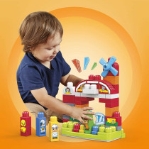 Mega Bloks Musical Farm Preschool Building Toy With Sounds and Songs GCT50