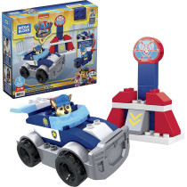 Mega Bloks Paw Patrol Chase's City Police Cruiser With Mini Building Blocks, Building Toys For Kids 3 Years & Older (31 Pieces) Gyj00