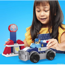 Mega Bloks Paw Patrol Chase's City Police Cruiser With Mini Building Blocks, Building Toys For Kids 3 Years & Older (31 Pieces) Gyj00