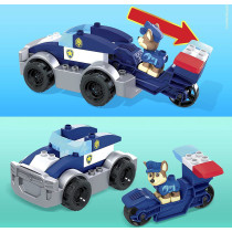 Mega Bloks Paw Patrol Chase's City Police Cruiser With Mini Building Blocks, Building Toys For Kids 3 Years & Older (31 Pieces) Gyj00