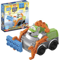 Mega Bloks Paw Patrol Rocky's City Recycling Truck With Mini Building Blocks, Building Toys Kids 3 Years & Older 11 Pieces Gyh93, Multi-Colour