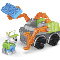Mega Bloks Paw Patrol Rocky's City Recycling Truck With Mini Building Blocks, Building Toys Kids 3 Years & Older 11 Pieces Gyh93, Multi-Colour