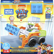 Mega Bloks Paw Patrol Rocky's City Recycling Truck With Mini Building Blocks, Building Toys Kids 3 Years & Older 11 Pieces Gyh93, Multi-Colour