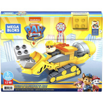 Mega Bloks Paw Patrol Rubble'S City Construction Truck With Mini Building Blocks, Building Toys For Kids 3 Years & Older (17 Pieces) Gyw91