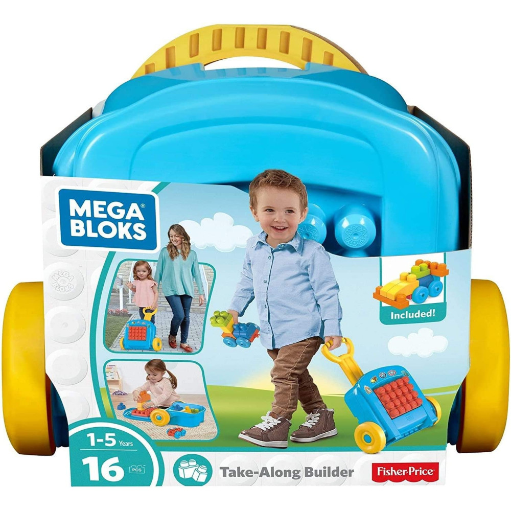 Mega Bloks Take Along Builder - 12 Months & Above - Multi Color