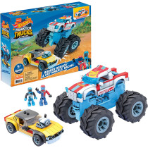 Mega Construx Hot Wheels Rodger Dodger & Hot Wheels Racing Construction Set, Building Toys For Kids Gyg22, Mega Bloks, Multicolour