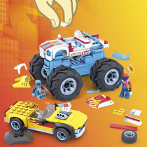 Mega Construx Hot Wheels Rodger Dodger & Hot Wheels Racing Construction Set, Building Toys For Kids Gyg22, Mega Bloks, Multicolour