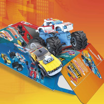 Mega Construx Hot Wheels Rodger Dodger & Hot Wheels Racing Construction Set, Building Toys For Kids Gyg22, Mega Bloks, Multicolour