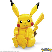 Mega Construx Pokemon Jumbo Pikachu Construction Set with character figures, Building Toys for Kids (825 Pieces) FVK81